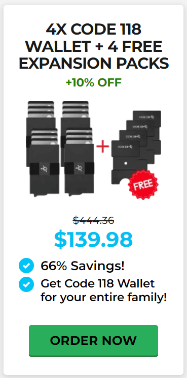 Code 118 Wallet